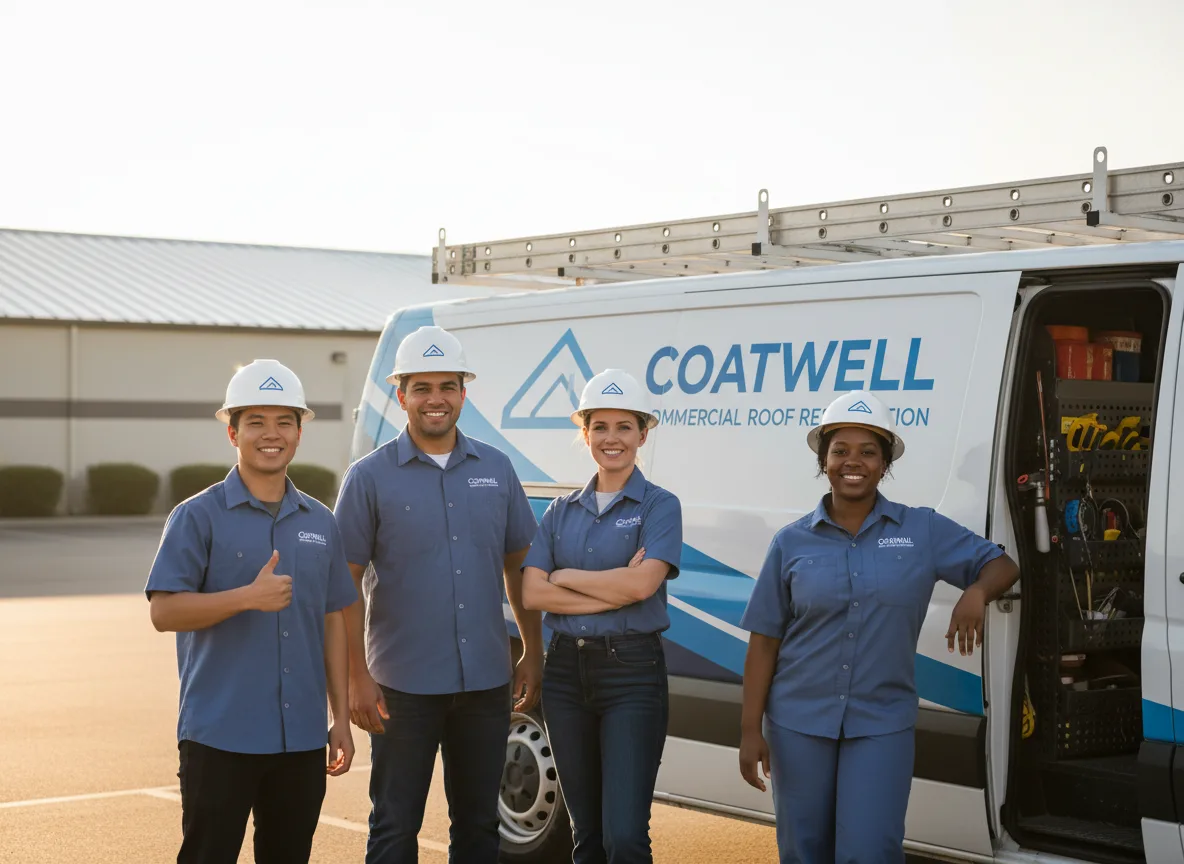 Commercial roof coating company in East Liberty, OH